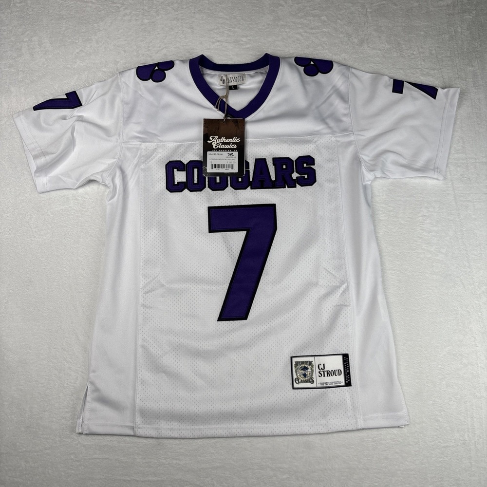 Headgear Classics CJ Stroud #7 High School Cougars Jersey New Size Mens L